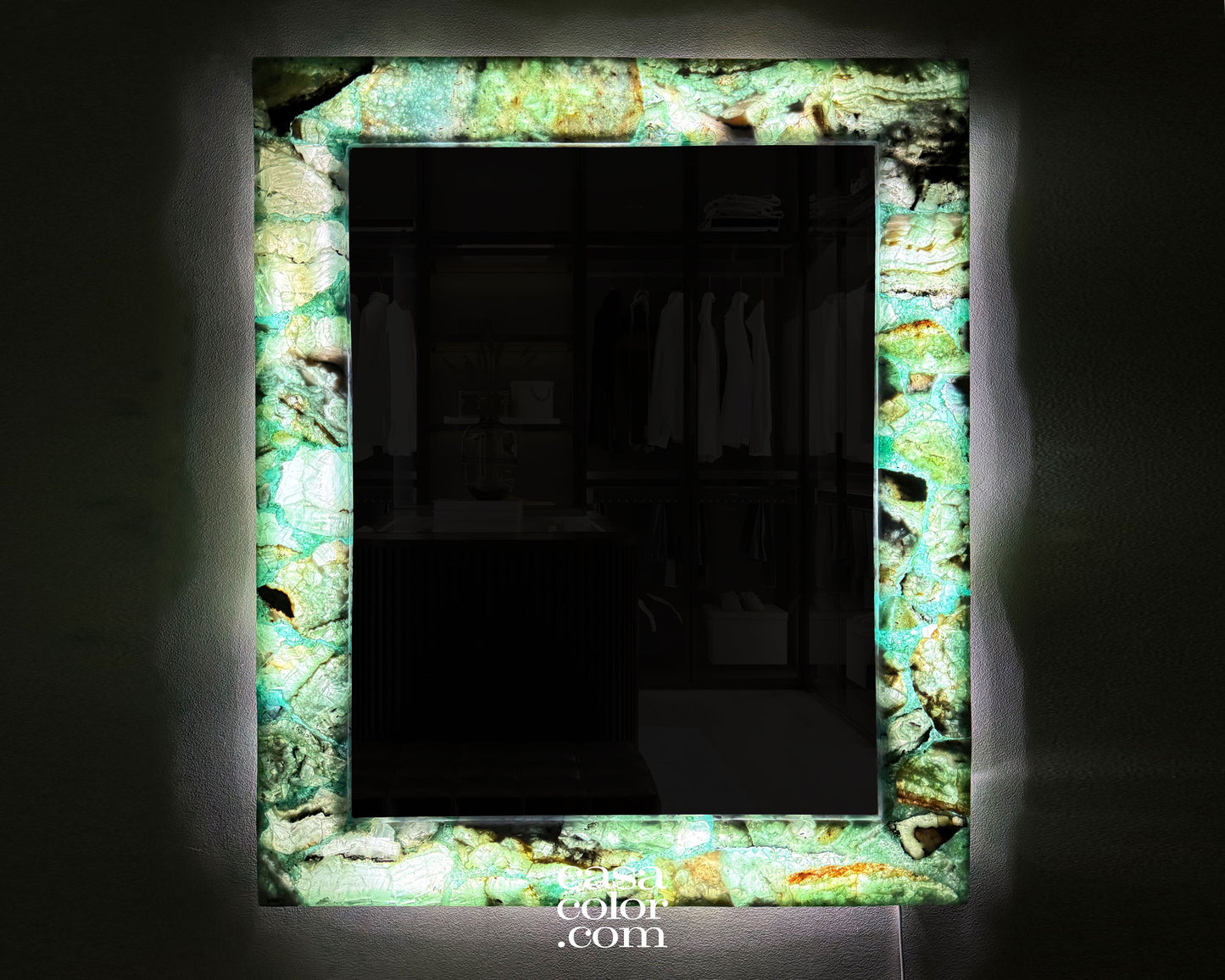 Fluorite mirror, Crystal mirror