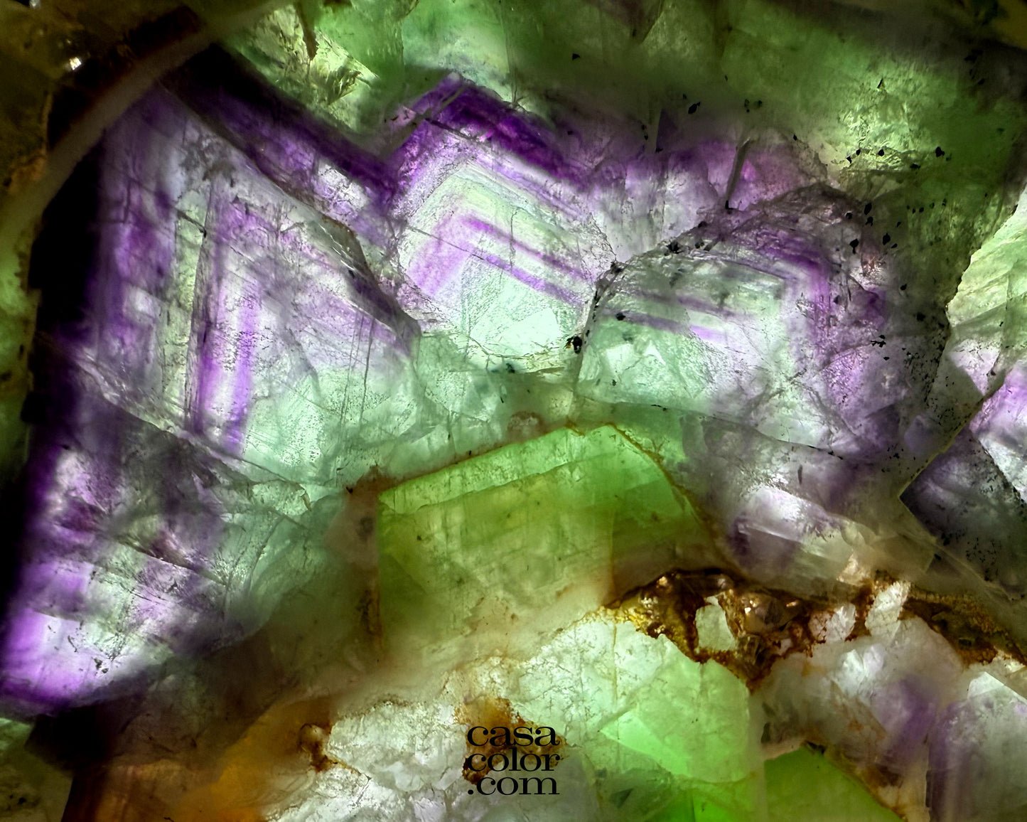 Stunning Hand Carved Purple Translucent Fluorite Crystal Bowl