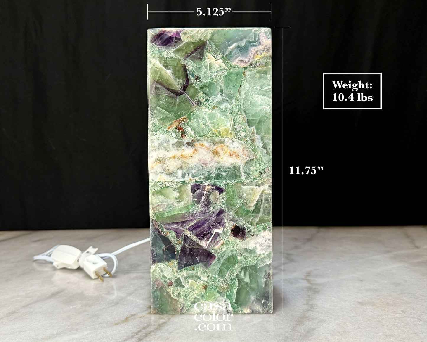 Fluorite Crystal Lamp 05