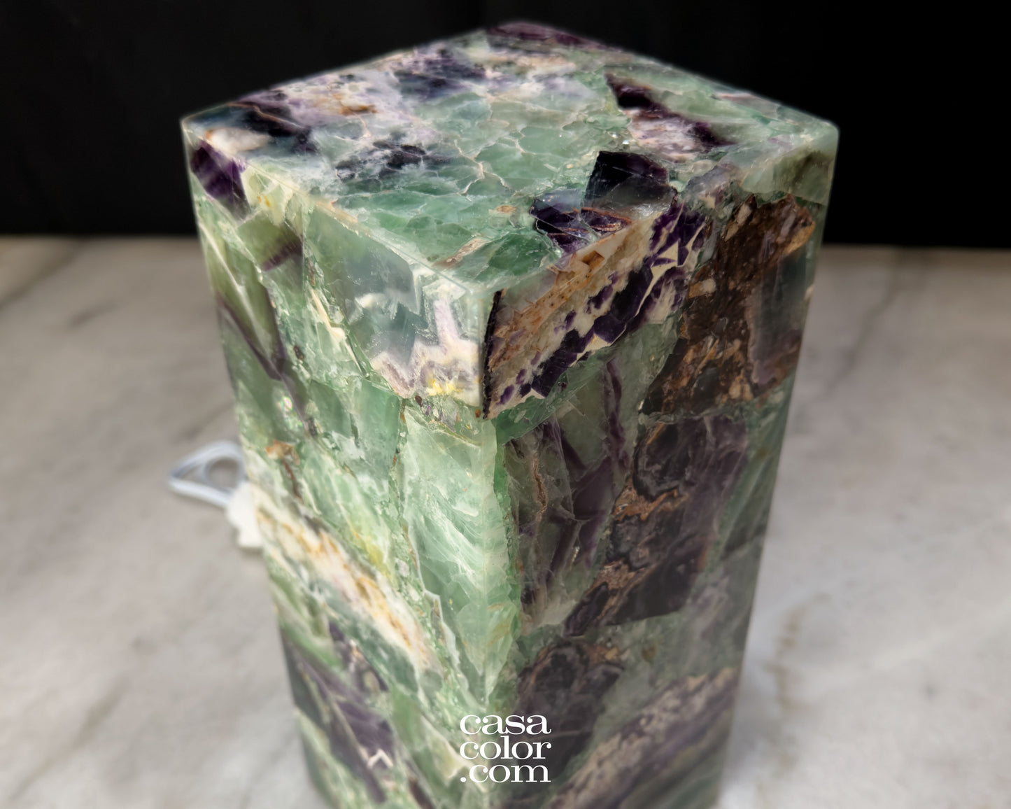 Fluorite Crystal Lamp 05