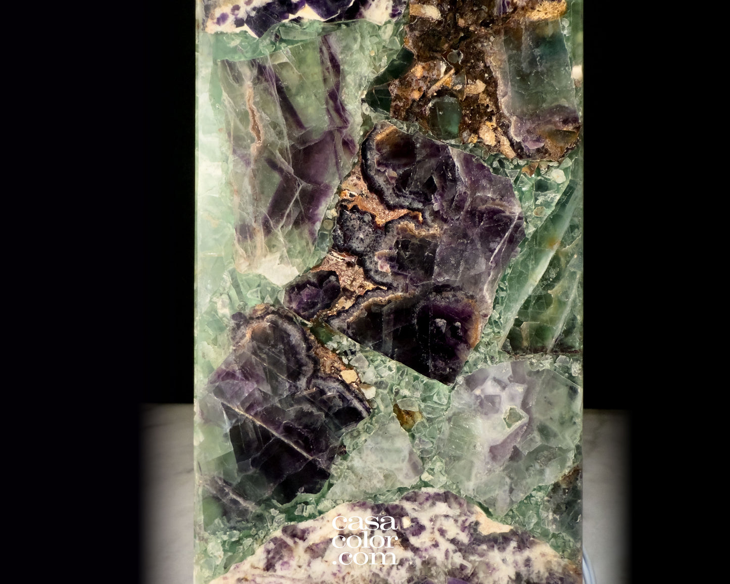 Fluorite Crystal Lamp 05