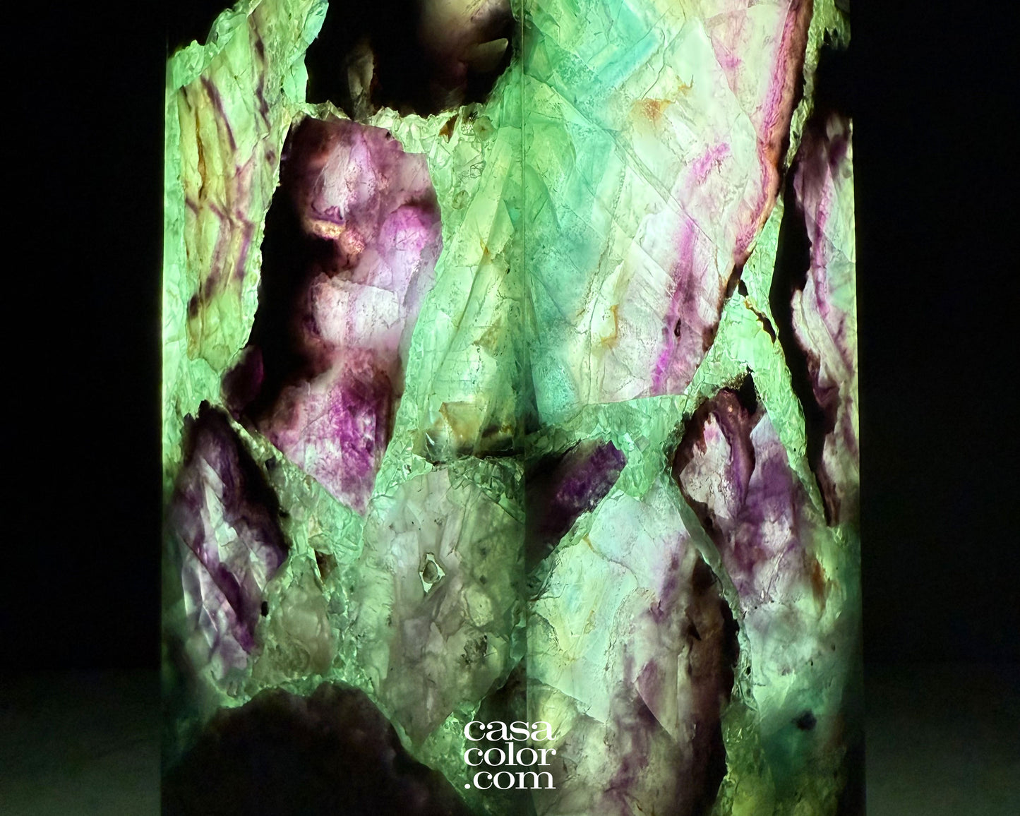 Fluorite Crystal Lamp 05