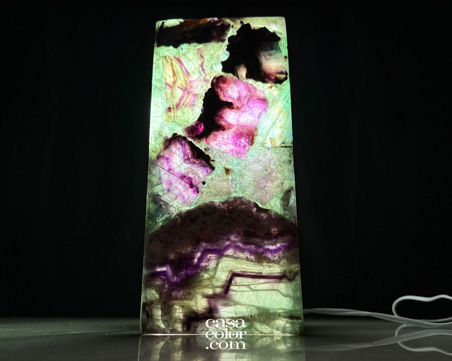 Fluorite Crystal Lamp 05