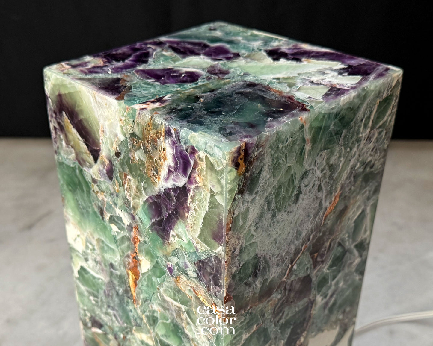 Fluorite Crystal Lamp 06