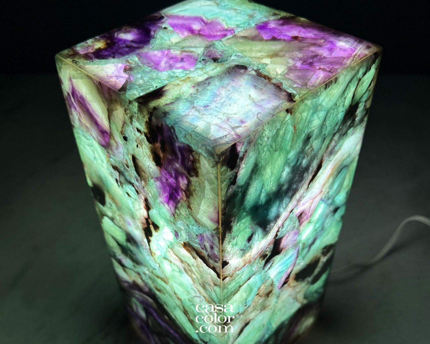 Fluorite Crystal Lamp 06