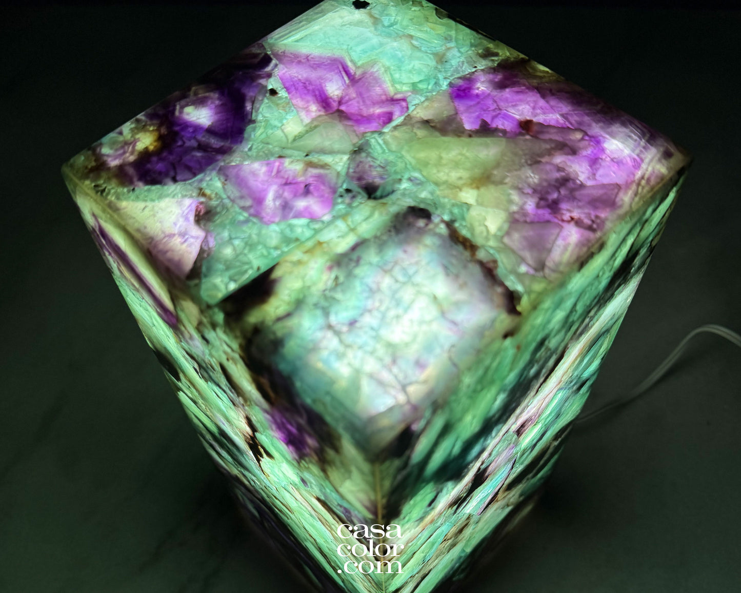 Fluorite Crystal Lamp 06