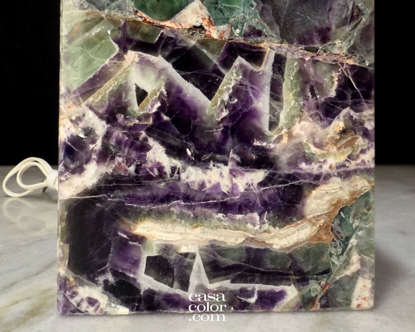 Fluorite Crystal Lamp 01