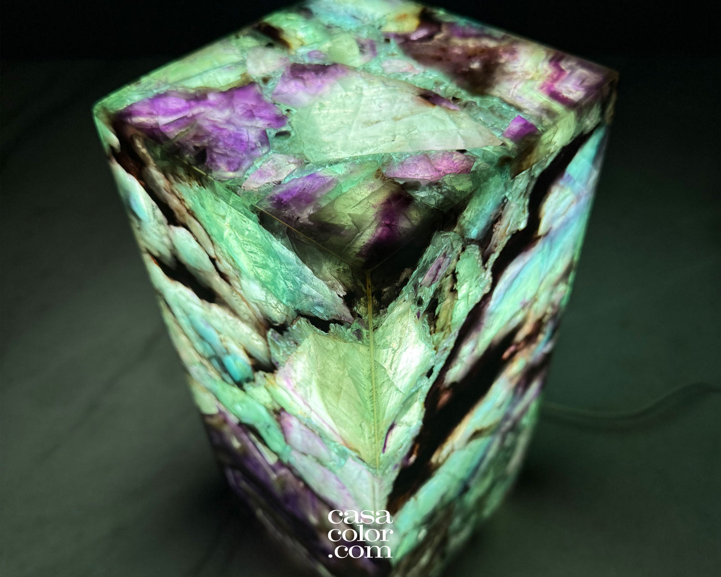 Fluorite Crystal Lamp 01