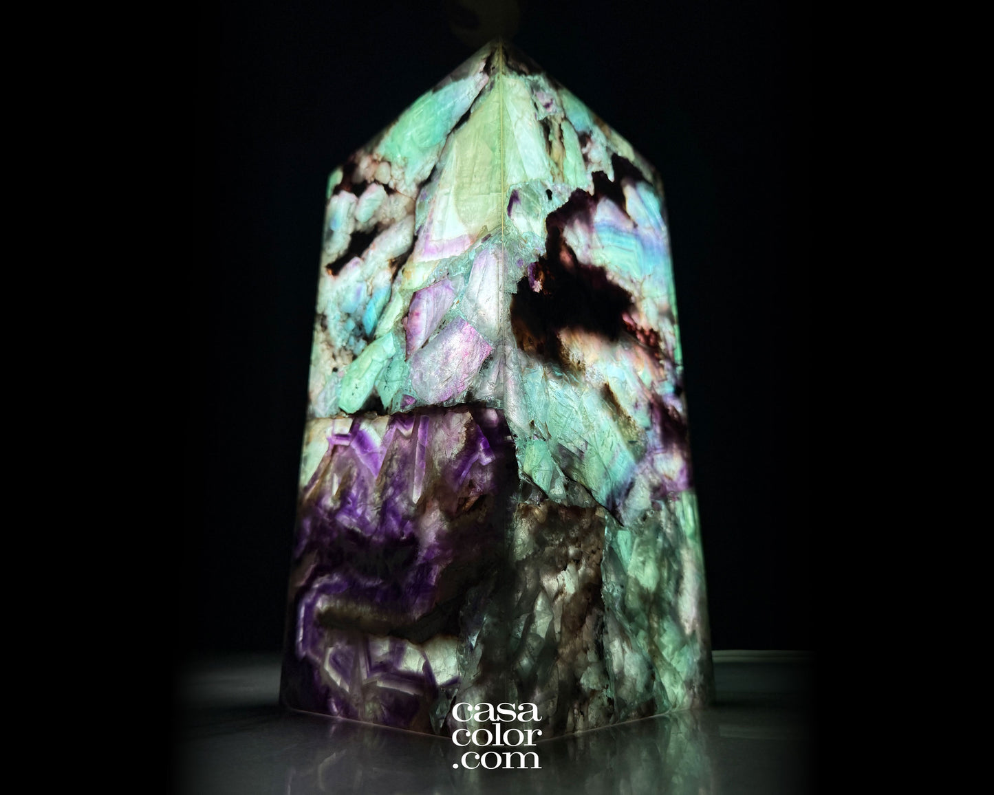 Fluorite Crystal Lamp 01