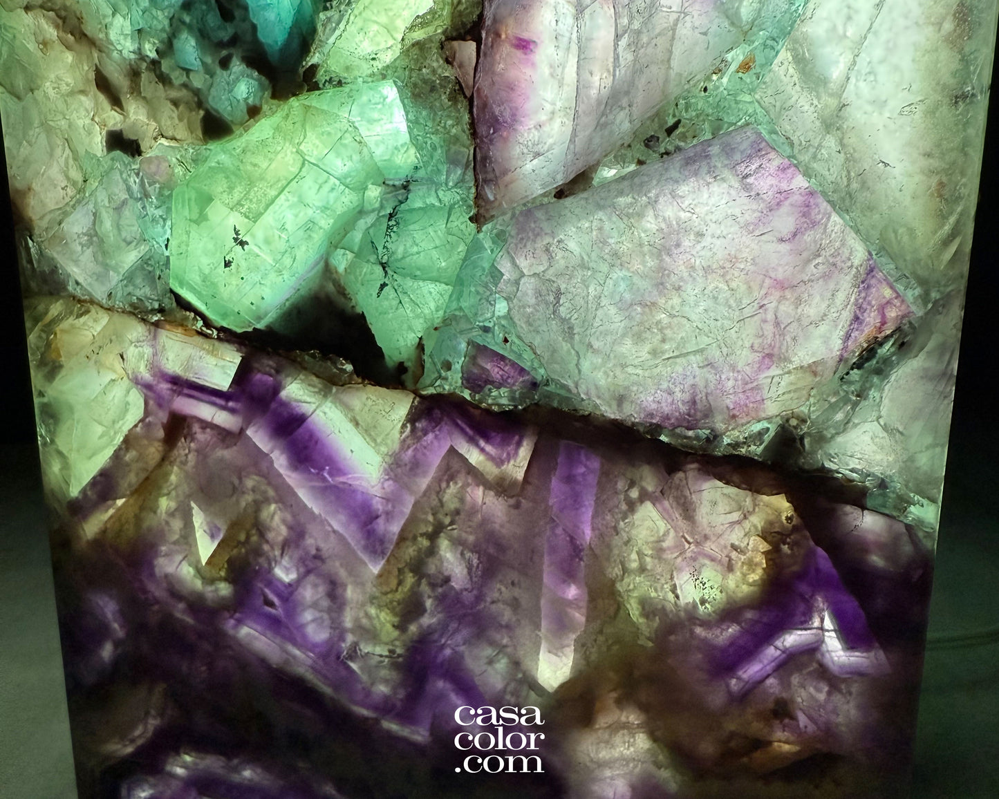 Fluorite Crystal Lamp 01