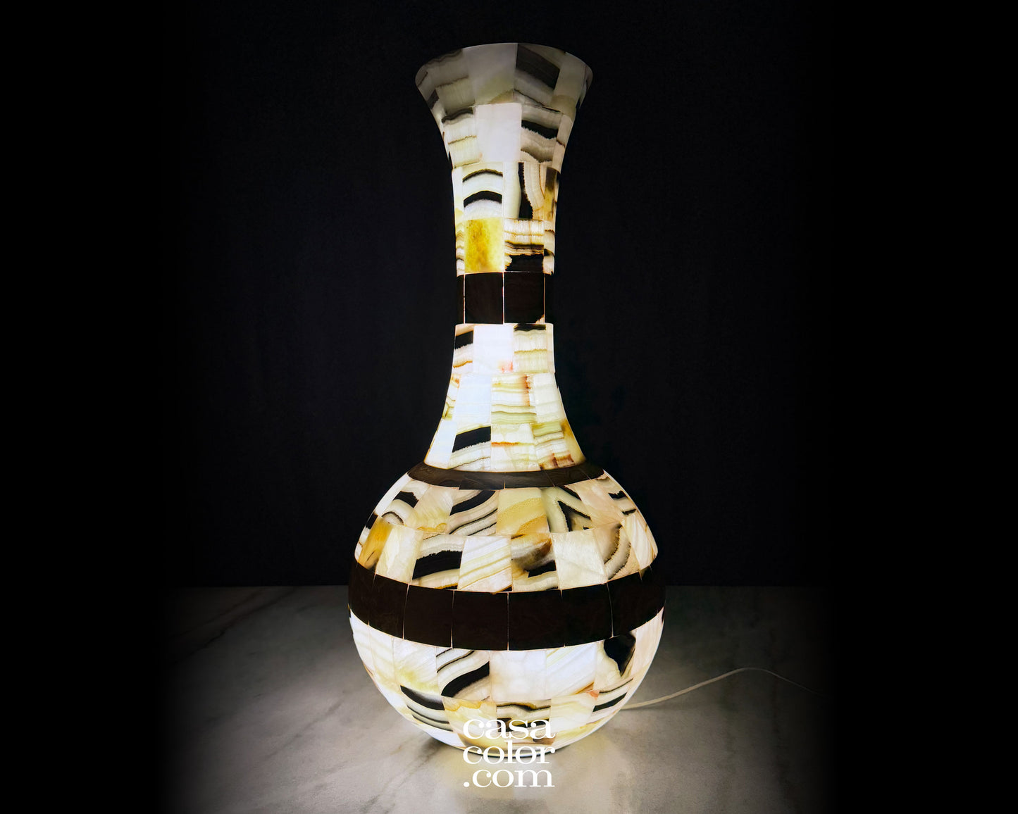 Brown Onyx Vase