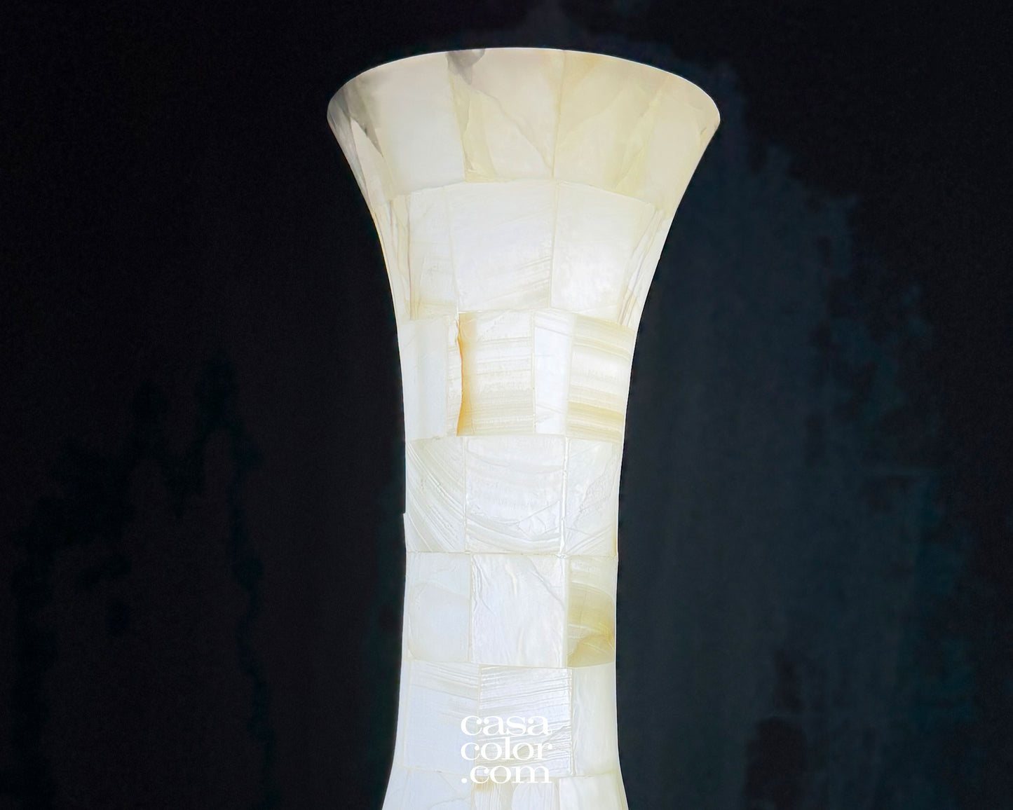 White onyx vase