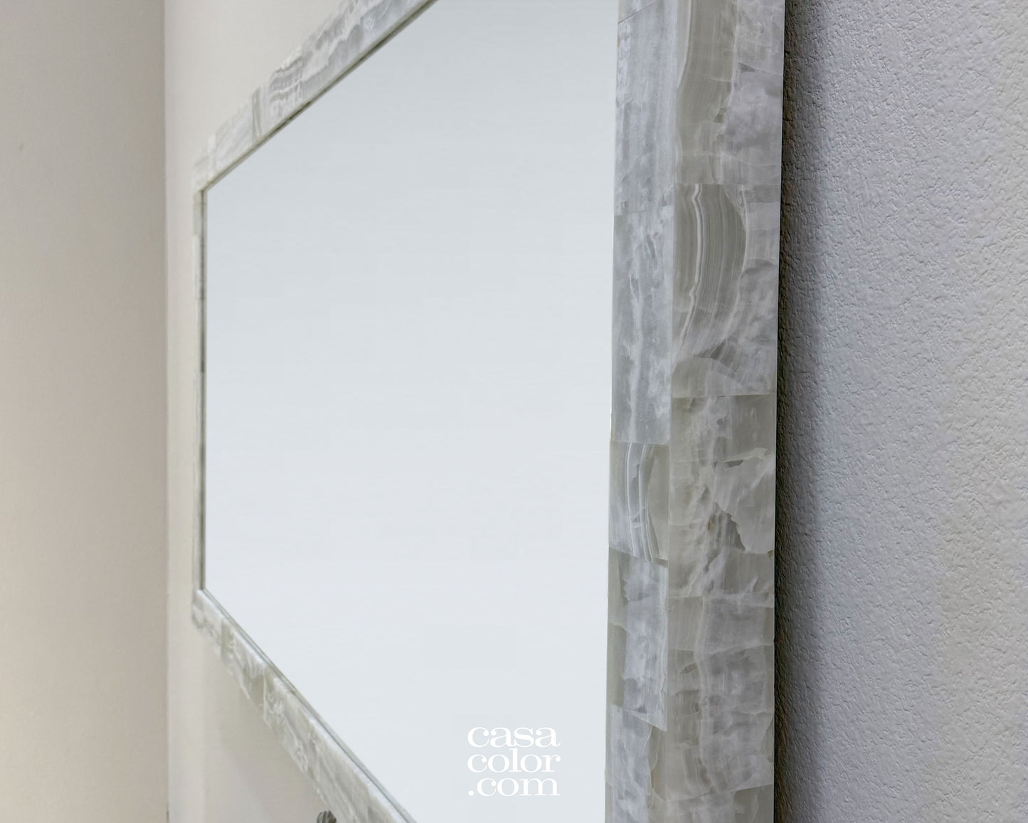 Super Large LED White Onyx Mirror 98"x47"
