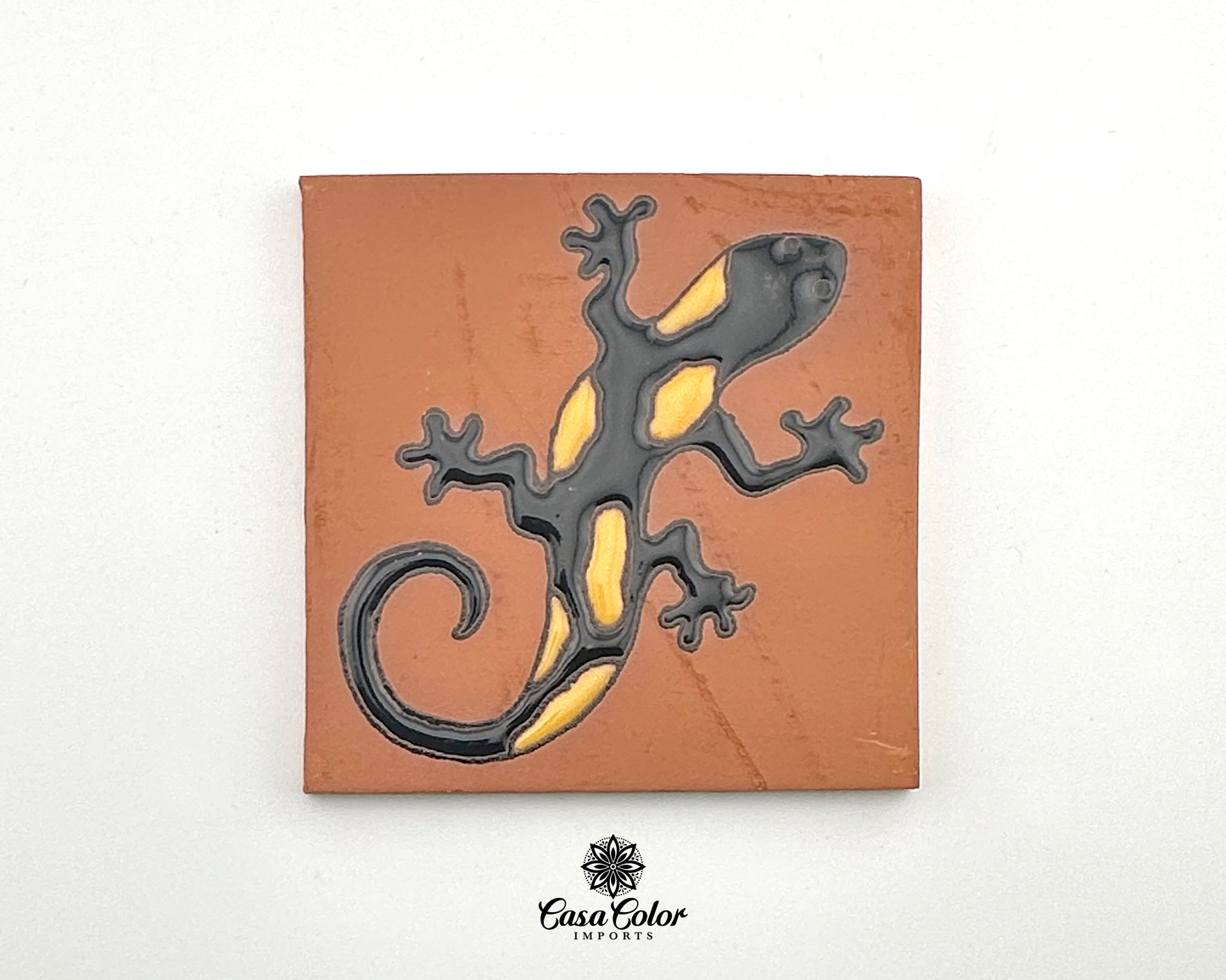 Desert Handmade Relief Mexican Decorative Talavera Tile 4"X4" free shipping, can be used as drink coasters..