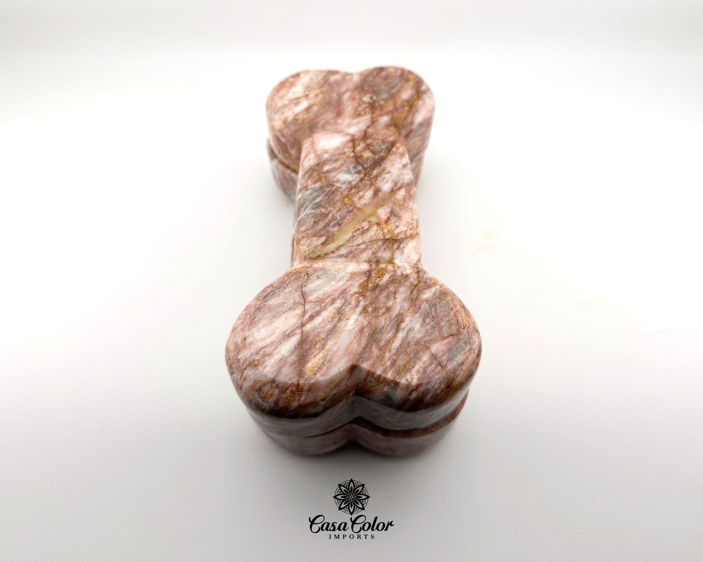 Handmade Pink Marble Dog Pet Urn for Cremation/ Ashes/ Large dogs.