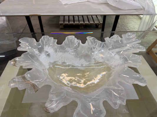 White Onyx Bowl