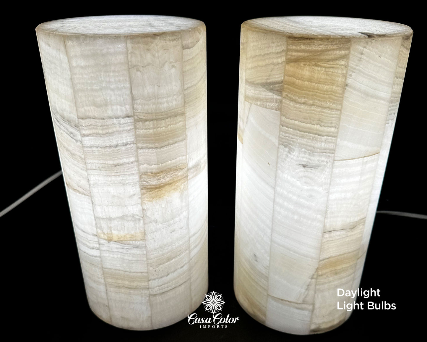 White Onyx Lamps