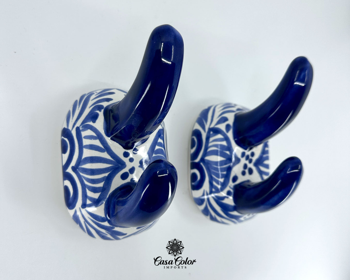 10 Piece Talavera hand painted Blue/White Bathroom fixtures/ Home Decor/ Colonial style. FREE SHIPPING.