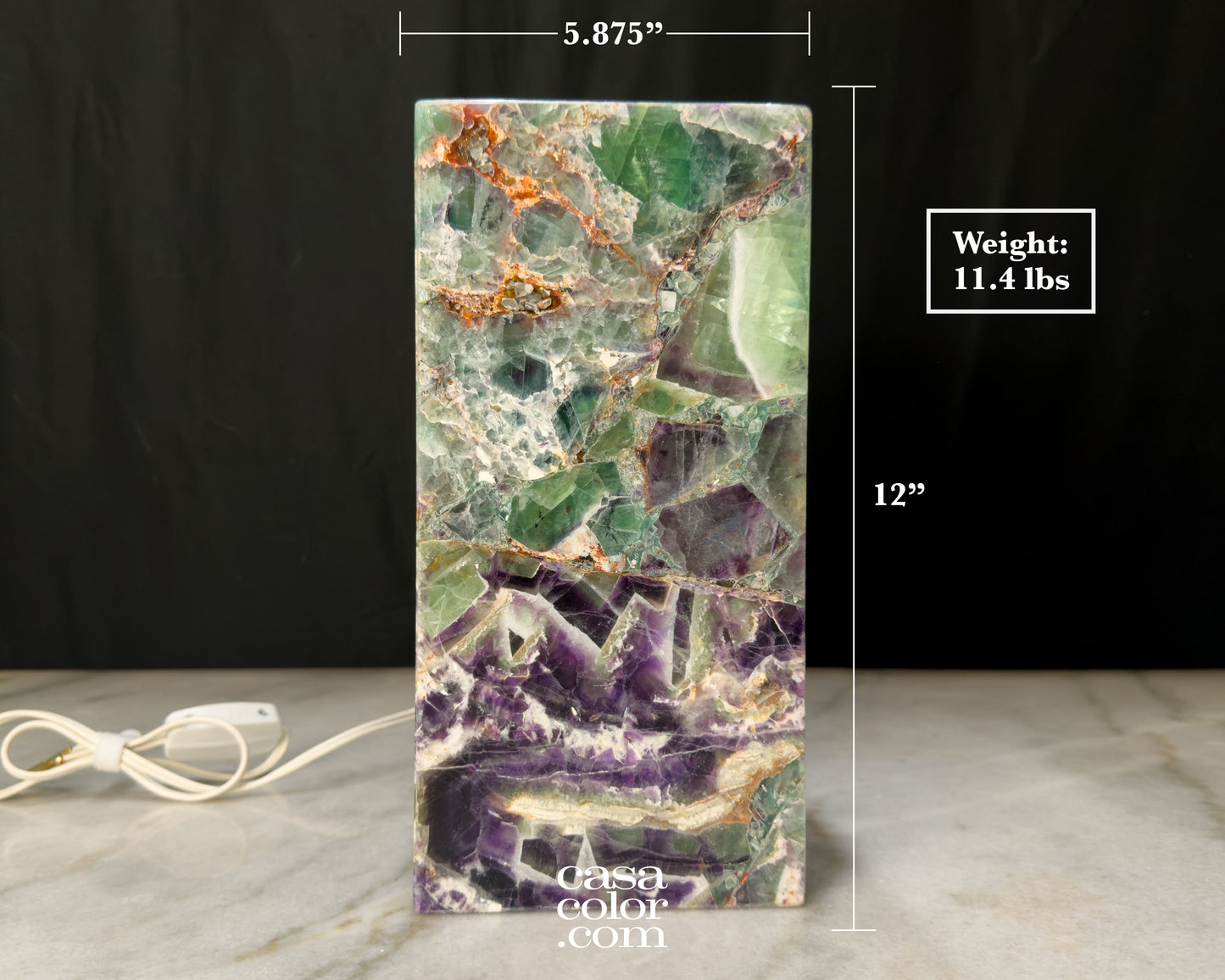 Fluorite Crystal Lamp 01