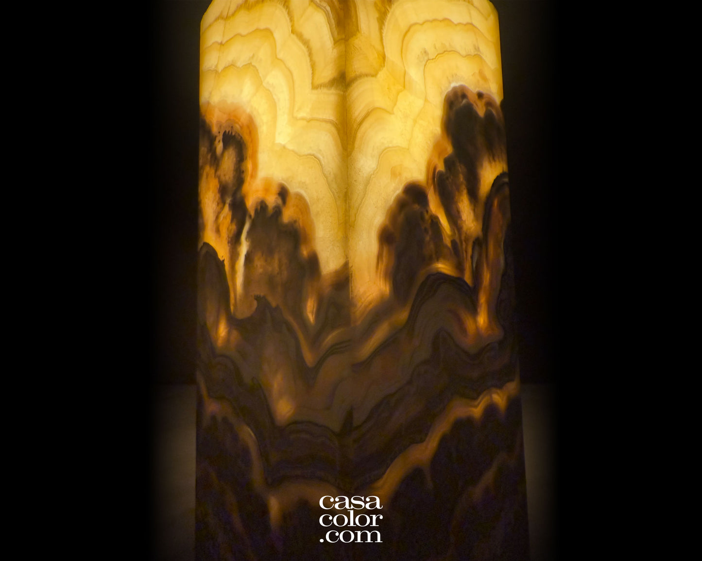 Onyx Zebra Lamp