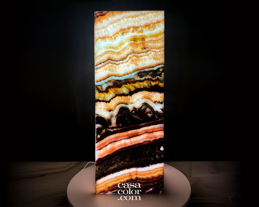 Onyx Serpentine Tower 31.5"x 12"