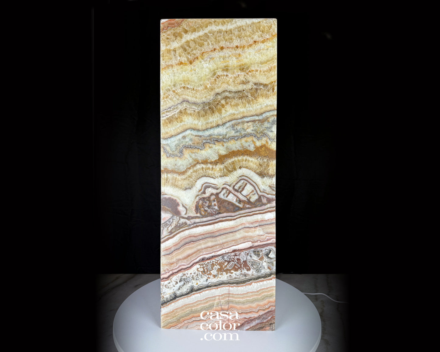 Onyx Serpentine Tower 31.5"x 12"