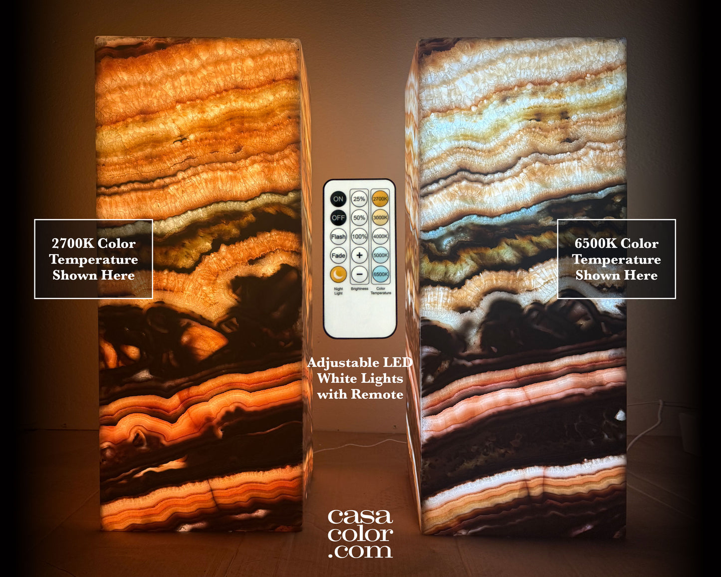 Onyx Serpentine Tower 31.5"x 12"