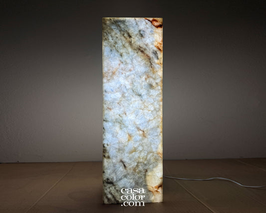 Blue onyx light tower
