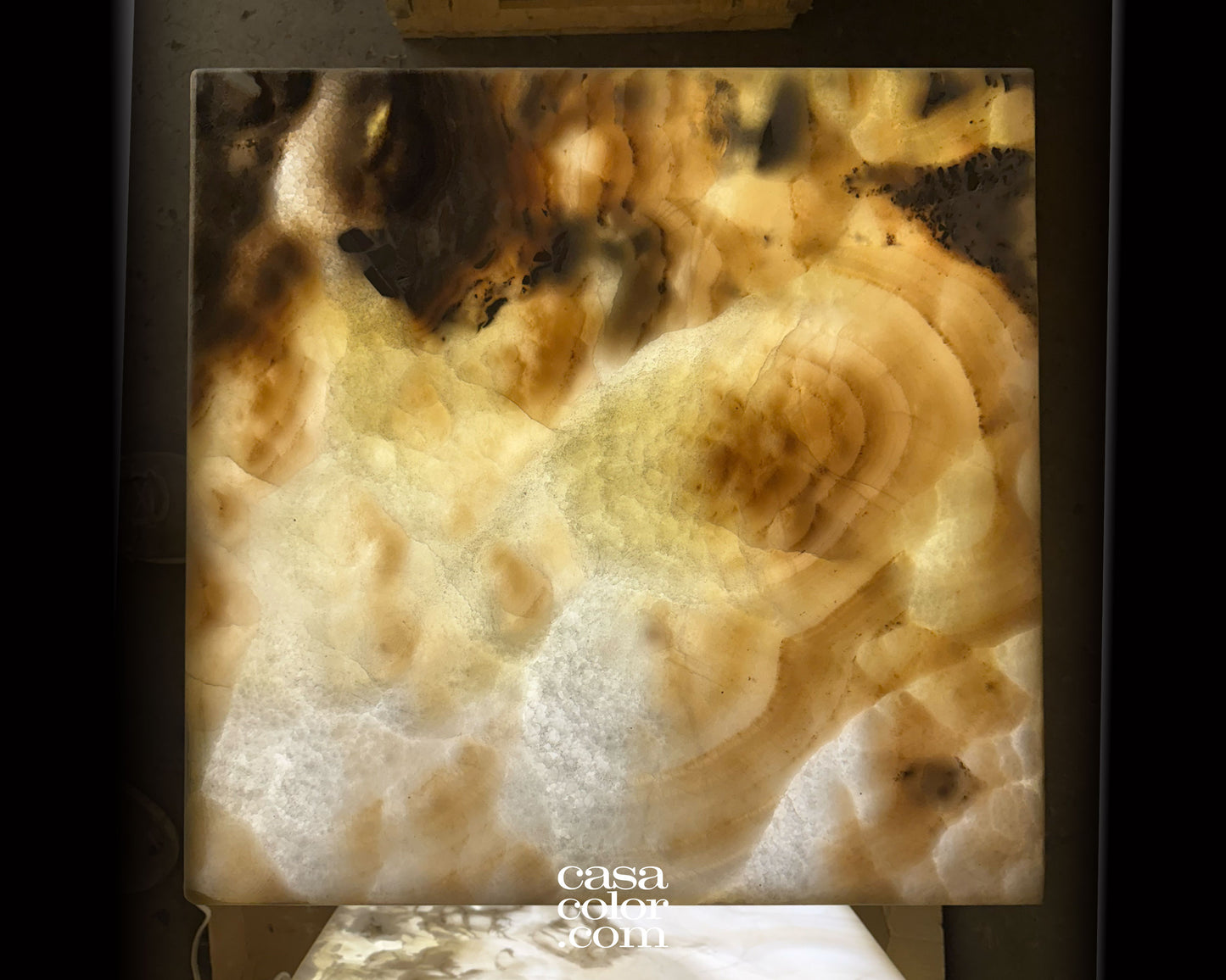 Set of 2 Onyx Side Coffee Tables