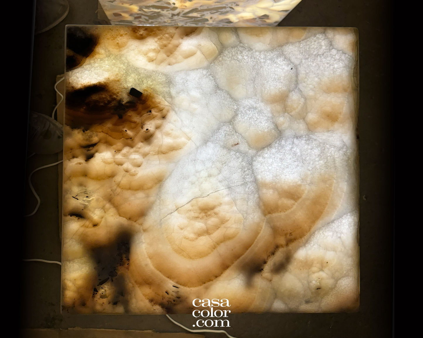 Set of 2 Onyx Side Coffee Tables