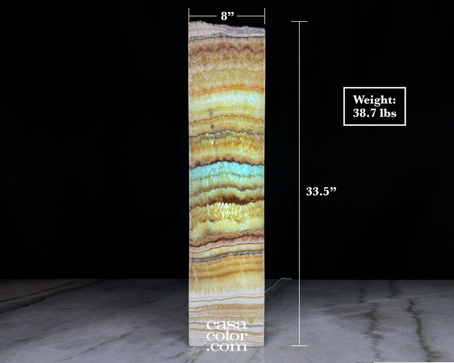 Serpentine Onyx Tower 33.5" number 2