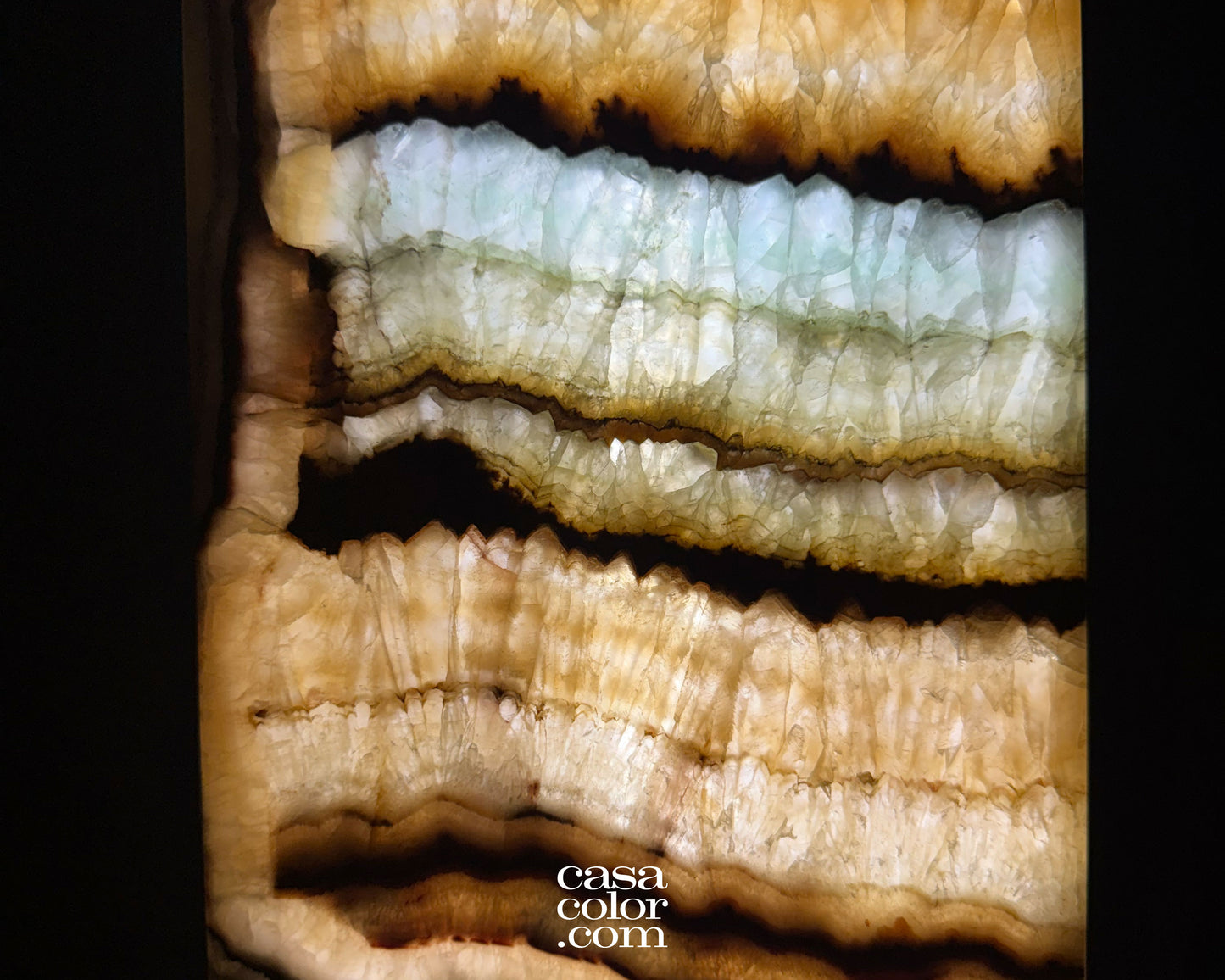 Beautiful Onyx Serpentine Tower 33.5"