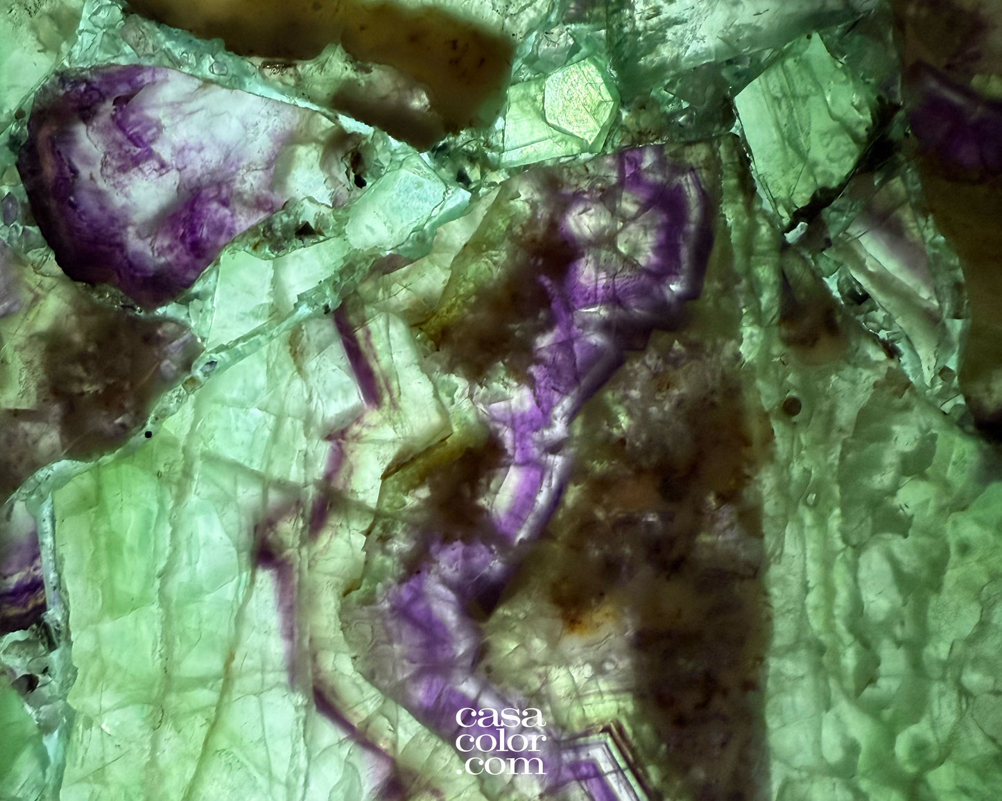 Super Tall Fluorite Crystal Tower 59"