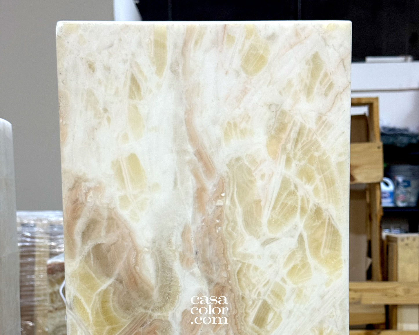 Super Tall Golden Onyx Tower 63"
