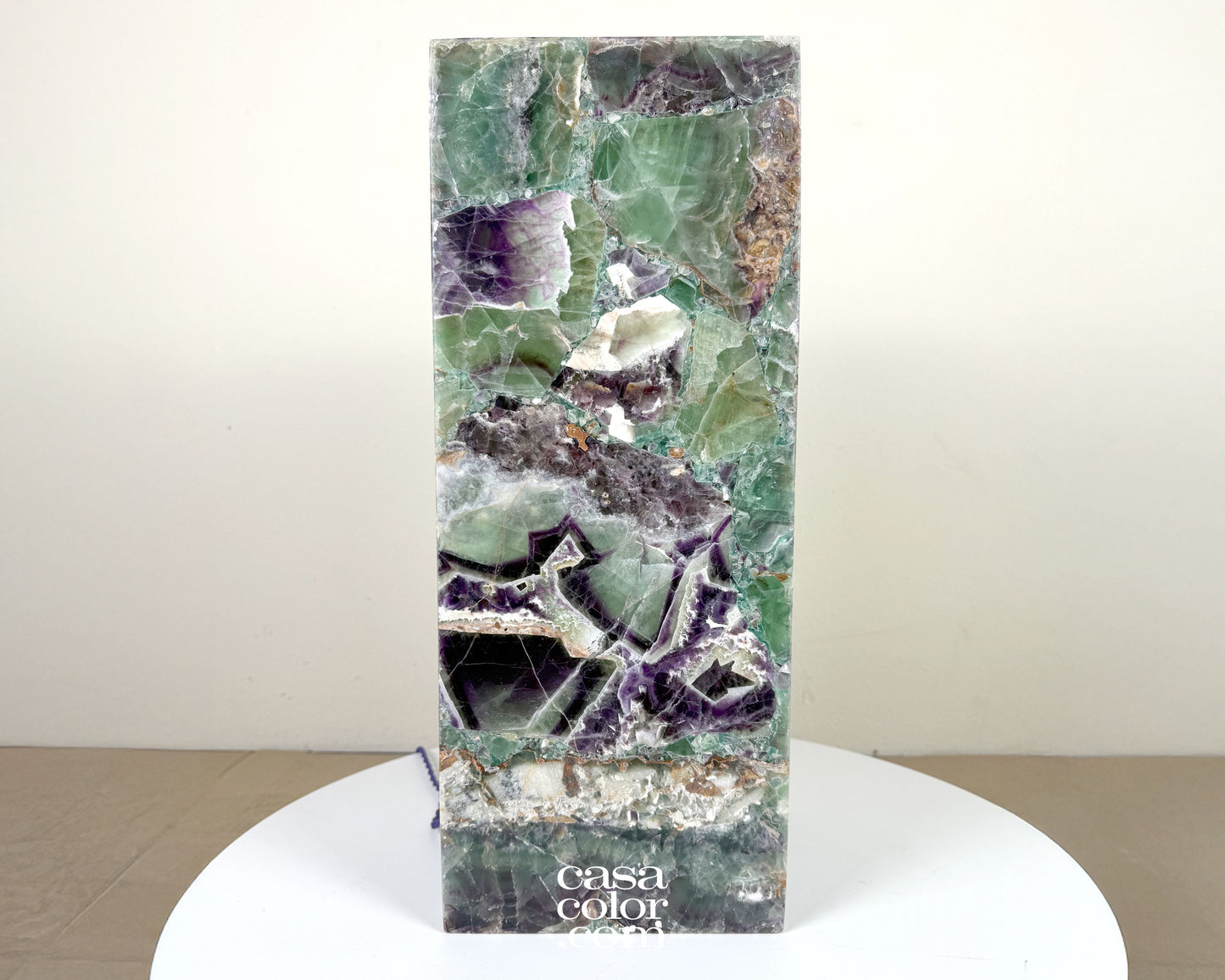Gemstone Crystal Fluorite Crystal Tower
