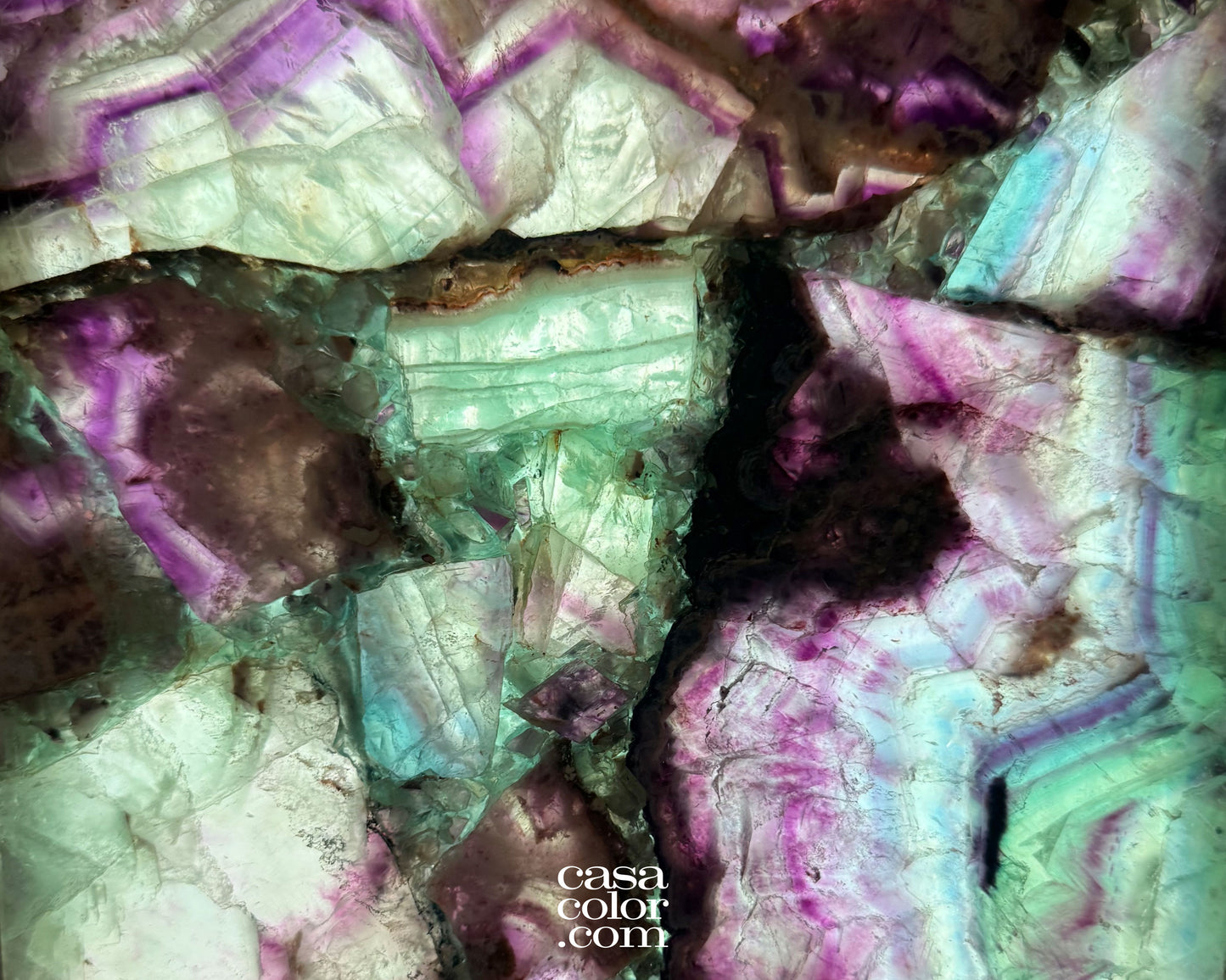 Gemstone Crystal Fluorite Crystal Tower