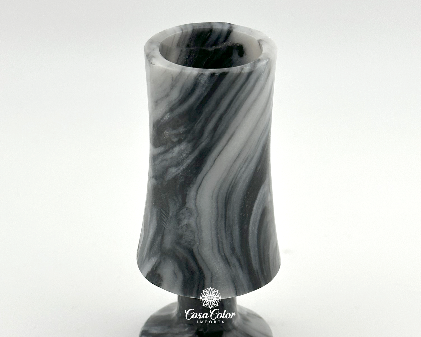 Elegant Black and White Onyx perfect for Espresso, Tequila and Mezcal shots. Set of six! A Must have!!